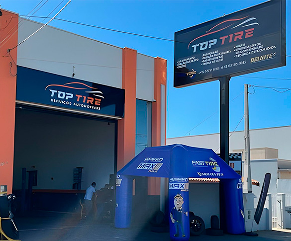 Fachada loja TOP TIRE
